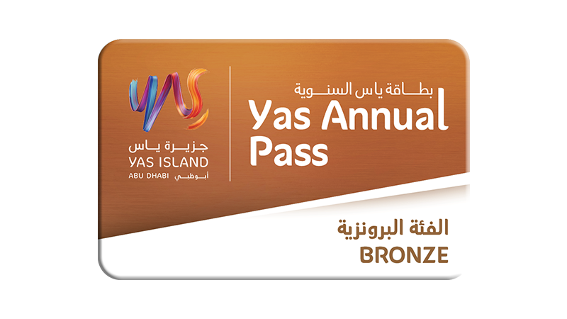 Yas Annual Pass Bronze card