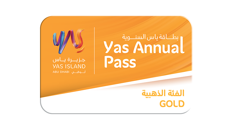 Yas Annual Pass Gold card